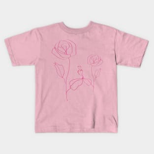 Amour des fleures Kids T-Shirt